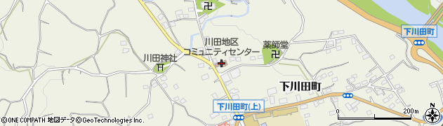 沼田市川田地区コミュニティセンター周辺の地図