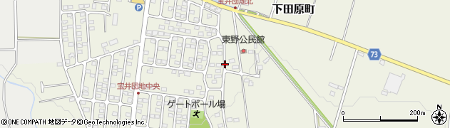 栃木県宇都宮市下田原町周辺の地図