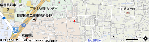 長野県長野市稲葉母袋833周辺の地図