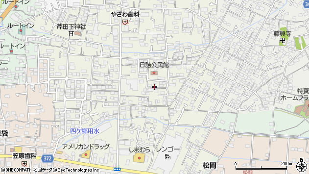 〒380-0912 長野県長野市稲葉日詰の地図