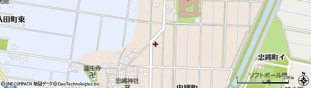 石川県金沢市忠縄町244周辺の地図