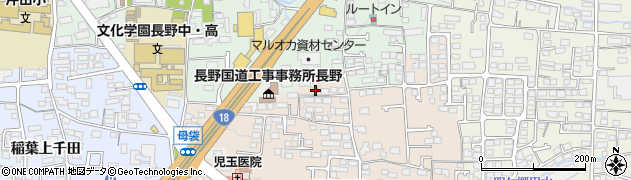 長野県長野市稲葉母袋2127周辺の地図