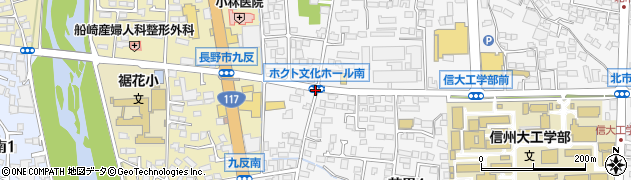 文化会館南周辺の地図