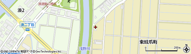 石川県金沢市東蚊爪町96周辺の地図