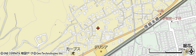 長野県長野市安茂里（西河原）周辺の地図