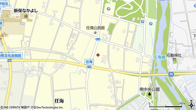 〒939-8233 富山県富山市任海の地図