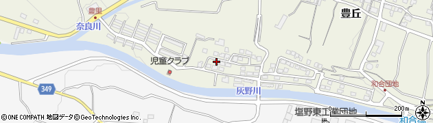 長野県須坂市豊丘376周辺の地図