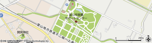 富山市営農サポートセンター周辺の地図