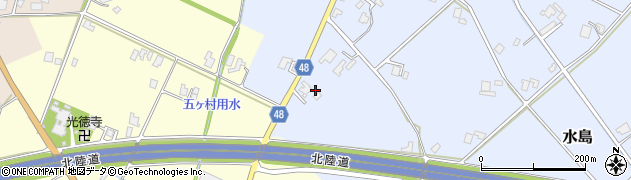 富山県小矢部市水島1086周辺の地図