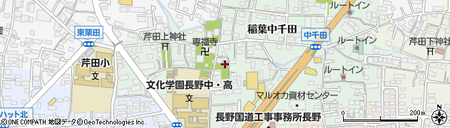 長野県長野市稲葉中千田2216周辺の地図