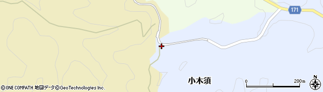 花立峠周辺の地図