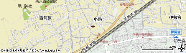長野県長野市安茂里（小路）周辺の地図