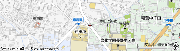 芹田小前周辺の地図