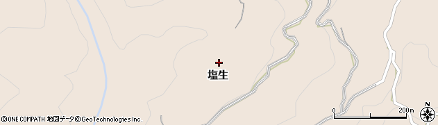長野県長野市塩生周辺の地図