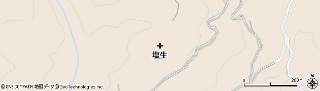 長野県長野市塩生周辺の地図