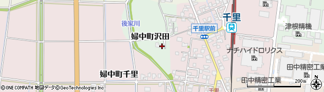 富山県富山市婦中町沢田周辺の地図