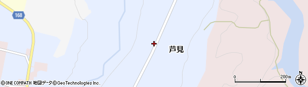 富山県立山町（中新川郡）芦見周辺の地図