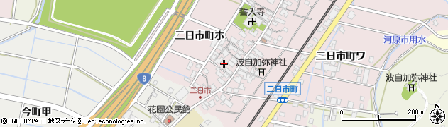 石川県金沢市二日市町（リ）周辺の地図