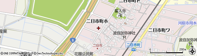 石川県金沢市二日市町周辺の地図
