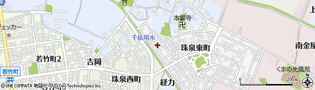 珠泉東町公園周辺の地図