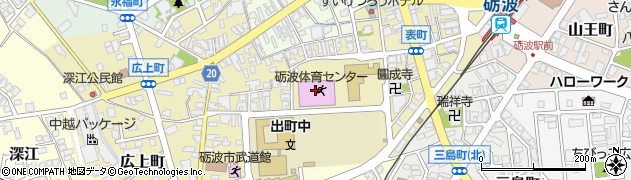 富山県砺波市表町周辺の地図