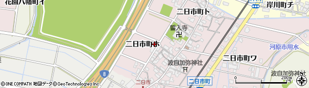 石川県金沢市二日市町ホ95周辺の地図