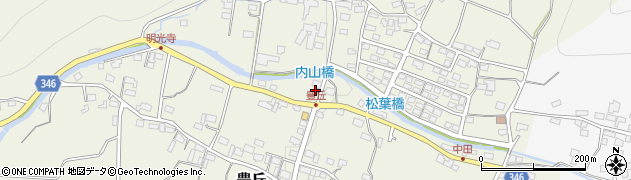 須坂豊丘簡易郵便局周辺の地図