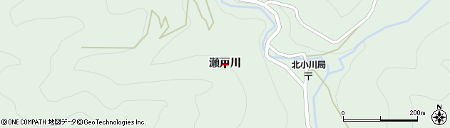 長野県小川村（上水内郡）瀬戸川周辺の地図