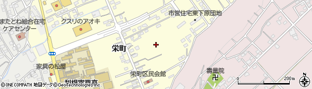 群馬県沼田市栄町周辺の地図