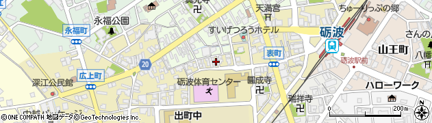 富山県砺波市表町16周辺の地図