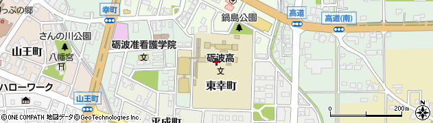 富山県立砺波高等学校周辺の地図