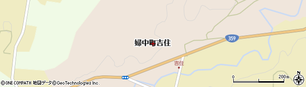富山県富山市婦中町吉住周辺の地図