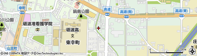 富山県砺波市東幸町周辺の地図