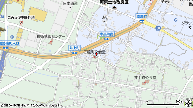 〒382-0046 長野県須坂市二睦町の地図
