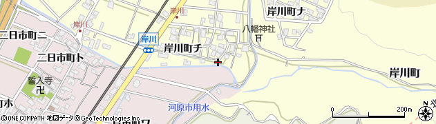 石川県金沢市岸川町チ63周辺の地図