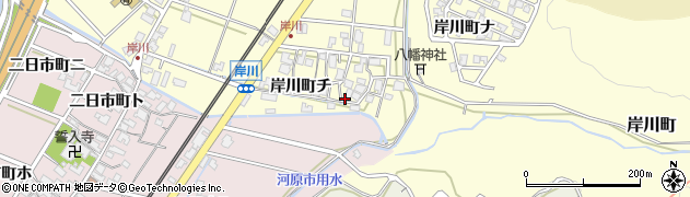 石川県金沢市岸川町チ30周辺の地図