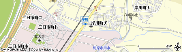石川県金沢市岸川町チ70周辺の地図