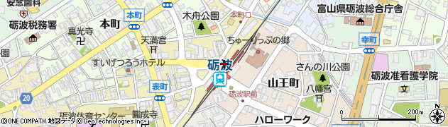 アパホテル砺波駅前周辺の地図