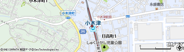 小木津駅周辺の地図