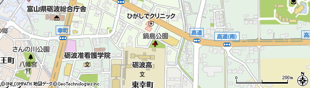 鍋島3号公園周辺の地図