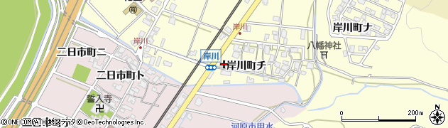 石川県金沢市岸川町チ3周辺の地図