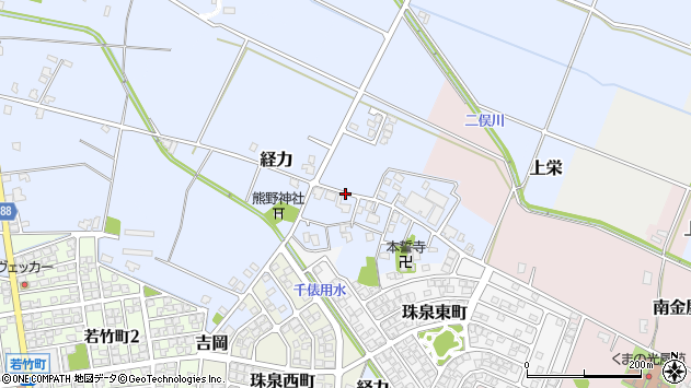 〒939-8152 富山県富山市経力の地図