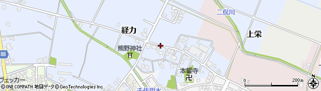 富山県富山市経力周辺の地図