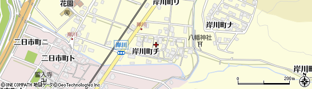 石川県金沢市岸川町チ周辺の地図