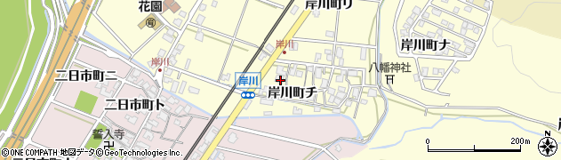 石川県金沢市岸川町チ9周辺の地図
