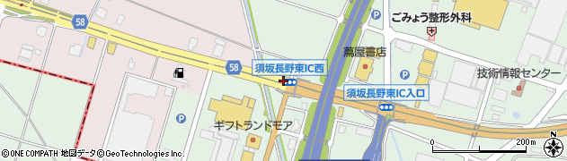 須坂長野東ＩＣ西周辺の地図