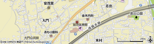 長野市社会福祉協議会介護サービス課安茂里介護サービスセンター通所介護事業所周辺の地図