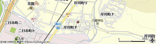 石川県金沢市岸川町チ25周辺の地図