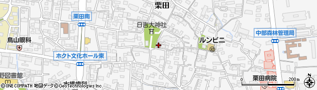 栗田・ふれあい会館周辺の地図