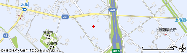 富山県小矢部市水島周辺の地図